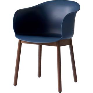&Tradition - Elefy JH30 - Midnight Blue/Oak - Spisebordsstole - Jaime Hayón - Blå - Træ/Plast