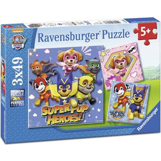 Paw Patrol Super Pups puslespil - 3x49 brikker (På lager i butik)