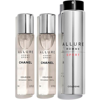 Chanel Allure Homme Sport Cologne Eau de Cologne (1 x genopfyldning + 2 x genopfyldning) til mænd 2x20 ml - 2x20 ml