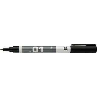 Avery PM1BK permanent marker no 01 rund spids 1mm, Sort
