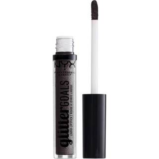 NYX Professional Makeup Glitter Mål Liquid Lipstick - Alienated (Deep Grey With Silver Glitter)