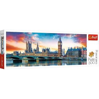 TREFL RED 500 PITE PANORAMA PUZZLE - Big Ben og Palace of Westminster London/Fotolia