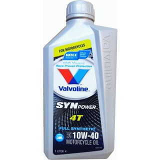Motorcykel Olie - Valvoline SynPower 4T 10W-40 1 ltr - Hurtig levering