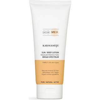 Karmameju sun body lotion SPF15 medium protection all skintypes 200ml