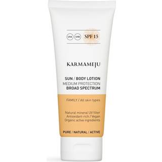 Karmameju sun body lotion SPF15 medium protection all skin types 100ml