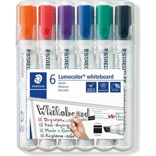 Staedtler Lumocolor WB-marker 2-5mm 6 ass./boks