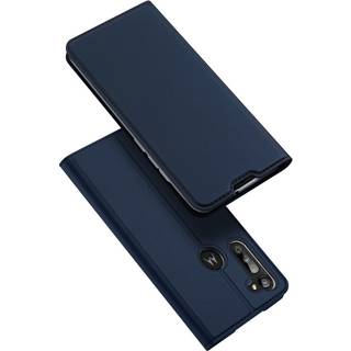 Motorola G8 Power - DUX DUCIS skin pro læder cover - Blå