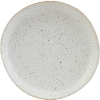 Pion kagetallerken, hvid/grå