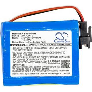 Tivoli Audio batteri til bl.a. Tivoli Pal bt  - 3 ledninger (Kompatibelt)