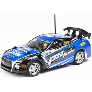 TechToy Road PSTcols fjernstyret bil 1:18 27Mhz blå [Levering: 1-2 dage]