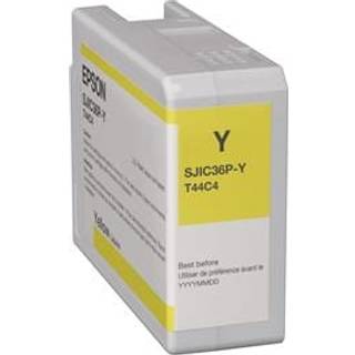 Epson SJIC36P(Y) - yellow - original - ink cartridge - Blækpatron Gul