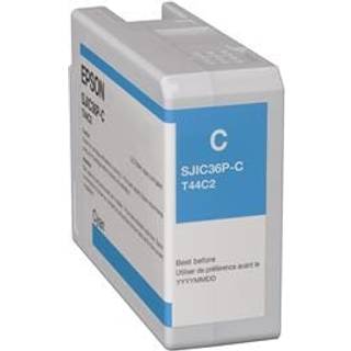 Epson SJIC36P(C) - cyan - original - ink cartridge - Blækpatron Cyan