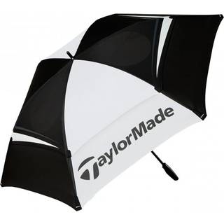 TaylorMade 68" Double Canopy Paraply Sort/Hvid