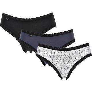 Sloggi 3-pak 24 7 Weekend Hipster - Black/Grey - 38