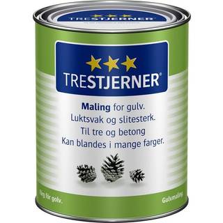TILBUD: Jotun Trestjerner Gulvmaling 0,68 l. Blank - Farve: 1877 Valmuefrø