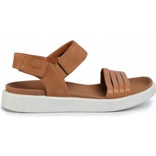 ECCO Flowt W - Flade sandaler i ruskind til damer - Brun - Size: 35 (UK 2.5-3)