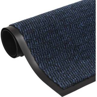 Måtte Med Støvkontrol, Rektangulær, Tuftet - Blå / 80 x 120 cm / 1