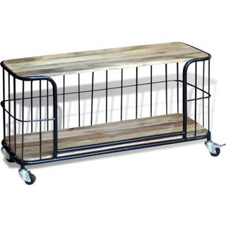 Tv-Bord Massivt Mangotræ 100X40X45 Cm