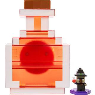 Mattel Minecraft Carry Along Potion Plus: Eksklusiv Heks Boost minifigurkasse til 5 Boost Minis