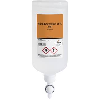 plum Hånddesinfektion Gel 85% 10 x 1 l Flaske til tråddispenser (3957)