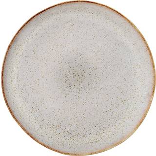 Bloomingville - Sandrine Tallerken - Grå - Stentøj (Ø:22 cm)