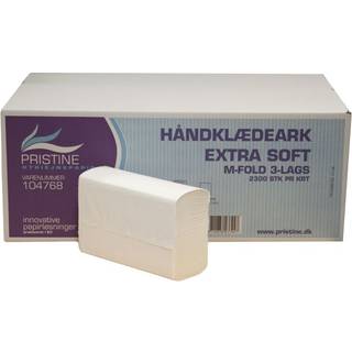 Pristine Extra Soft, 3-lags håndklædeark, 2500 ark, 20,6 x 32 cm.