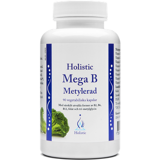Holistic Mega B, Methyleret, 90 kapsler
