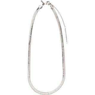 Pilgrim NOREEN flat snakechain halskæde sølvbelagt