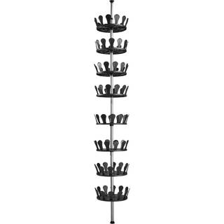 Skoreol med karruselsystem 26,5x100-300cm - sort