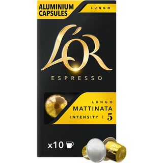 10 pakker L'OR Mattinata - 100 kapsler til Nespresso®
