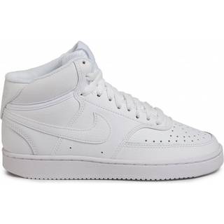 Nike Women's Nikecourt Vision Mid Sneaker Damer størrelse 8,5 farve grå/hvid
