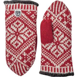 Nordic Wool Mitt Red/Off White (6)