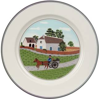 Villeroy & Boch Design Naif Salladstallrik Farmer 21 Cm - Asietter Porcelæn Hvid - 1023372642
