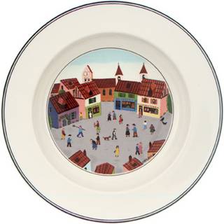 Villeroy & Boch Design Naif Salladstallrik Village 21 Cm - Asietter Porcelæn Hvid - 1023372645