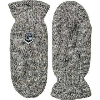 Hestra - Basic Wool Mittens - Accessories til hende - Grey - 7