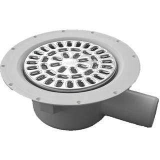 Purus Afløbsskål purus med rustfri rist 50 mm