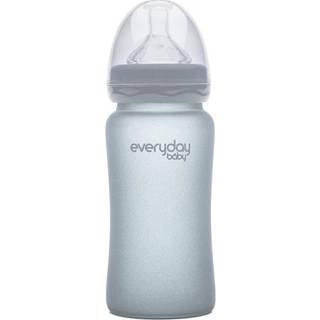 Everyday Baby Varmeindikator Sutteflaske Glas 240 ml, Turkis