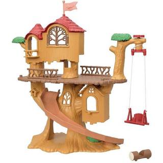 Sylvanian Families Eventyrlig træhus med rutsjebane til babyfigurer og gynge