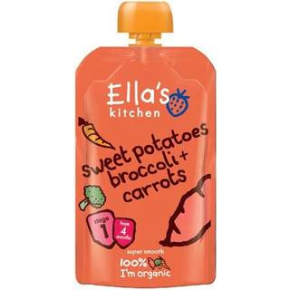Ellas Kitchen Babymos med søde kartofler, broccoli & gulerod - Økologisk - 4 mdr.