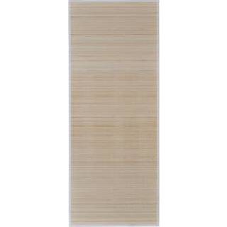 Gulvtæppe Rektangulært Bambus Naturfarvet - Beige / 80 x 200 cm
