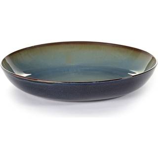 Serax Terres de Rêves pastatallerken 23,5 cm Blue grey/Dark blue