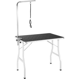Trimmebord med galge - sort/grå