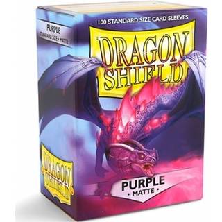 Dragon Shield - Matte Purple Sleeves - Standard Sleeves (100 stk) - Plastiklommer