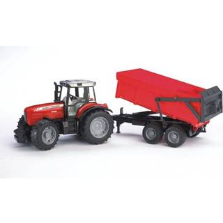 Bruder Massey Ferguson 7480 Traktor med tiptrailer - 02045
