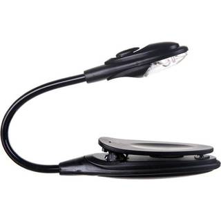 Bærbar læselampe med fleksibel arm og smart clips
