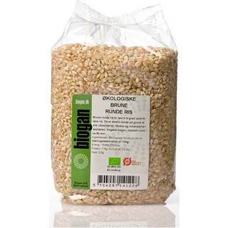 Brune ris runde Italien Økologisk - 1 kg - Biogan - DISCOUNT PRIS