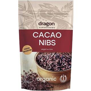 Cacao Nibs Økologisk Criollo Raw - 200 gram - Dragon Superfoods