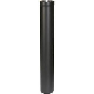 Kaminexperten ovnrør 1000 mm, Ø120 mm, sort