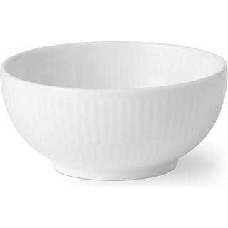 Royal Copenhagen Hvid Riflet skål 24 cl