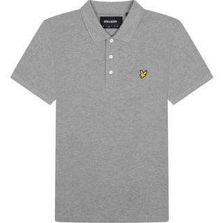 Lyle And Scott Short Sleeved Polo T Shirt Grey